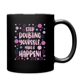 Test Day Flower Testing Exam for Teachers and - Full Colour Mug - black - Right