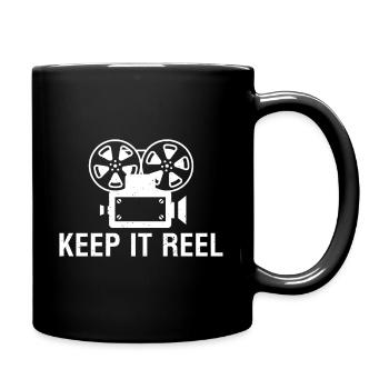 Keep it reel Filmmaker - Full Colour Mug - black - Right