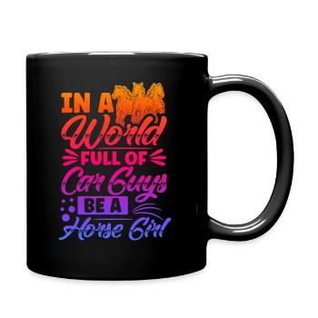 Rider Sayings Rider Horses - Full Colour Mug - black - Right