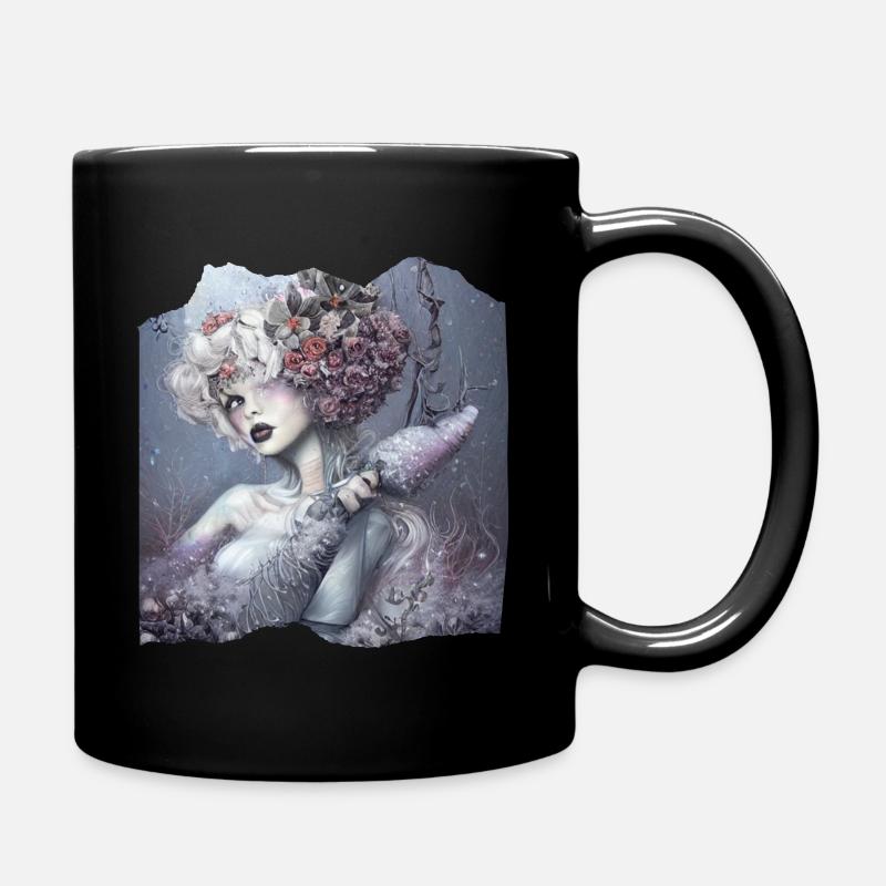 Weihnachtsmotiv - Tasse einfarbig - Schwarz
