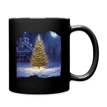 Christmas motif - Full Colour Mug - black - Right