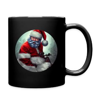 Père Noël - Mug uni - noir - Droite