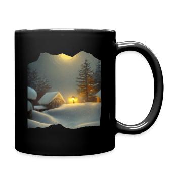 Christmas motif - Full Colour Mug - black - Right