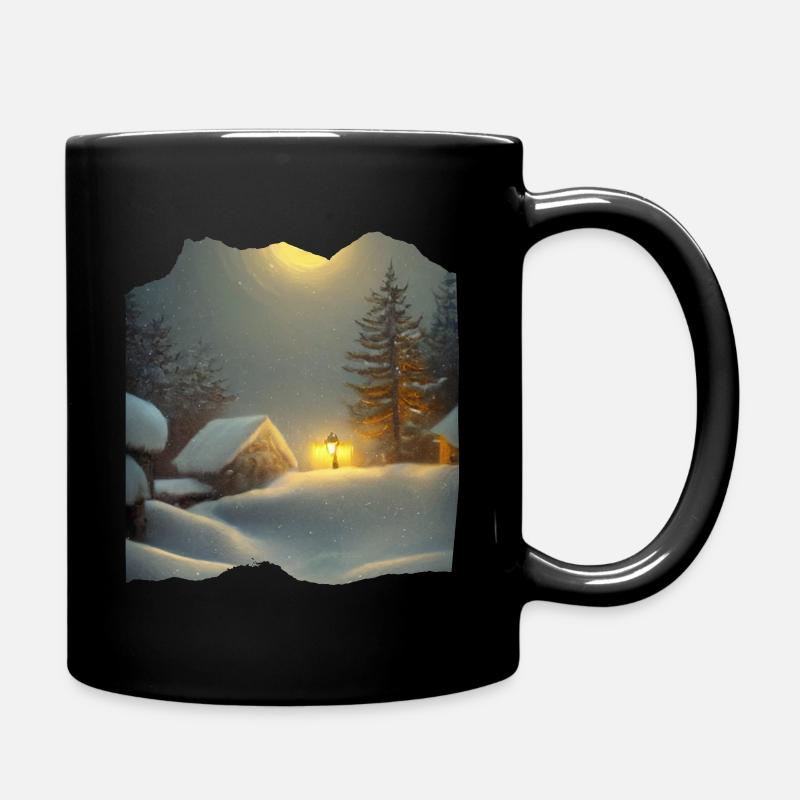Motif de Noël - Mug uni - noir