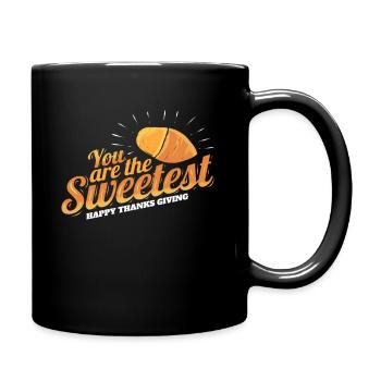 You Are The Sweetest Yam Sweet Potatoe - Full Colour Mug - black - Right