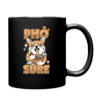 Phở Sure! - Full Colour Mug - black - Right