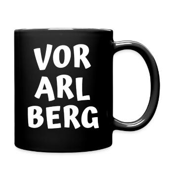 Vorarlberg - Mug uni - noir - Droite