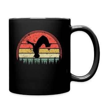 Free running - Full Colour Mug - black - Right