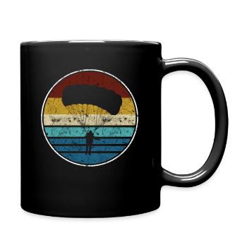 parachute - Full Colour Mug - black - Right