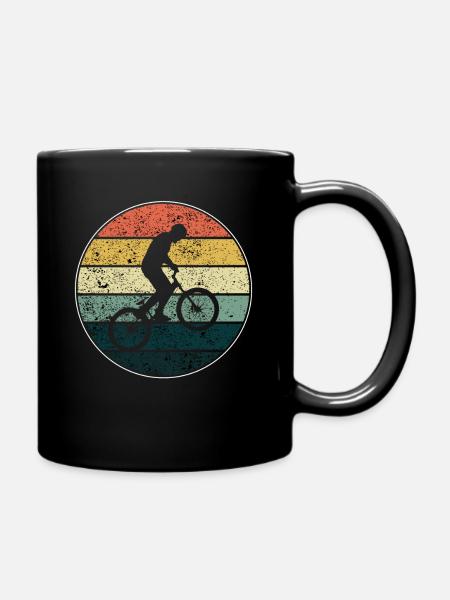 BMX / Bmx Bike / Bike / Gift / Cyclist - Full Colour Mug - black