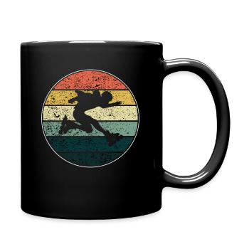Rollerblades - Tasse einfarbig - Schwarz - Rechts