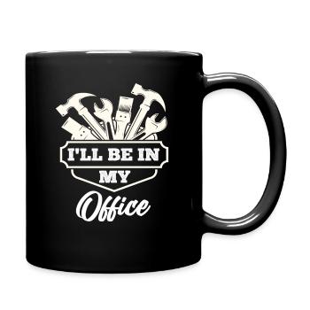 Zimmermann - Tasse einfarbig - Schwarz - Rechts