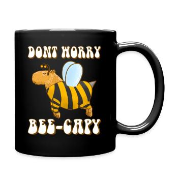 Capybara Bee Costume - Full Colour Mug - black - Right
