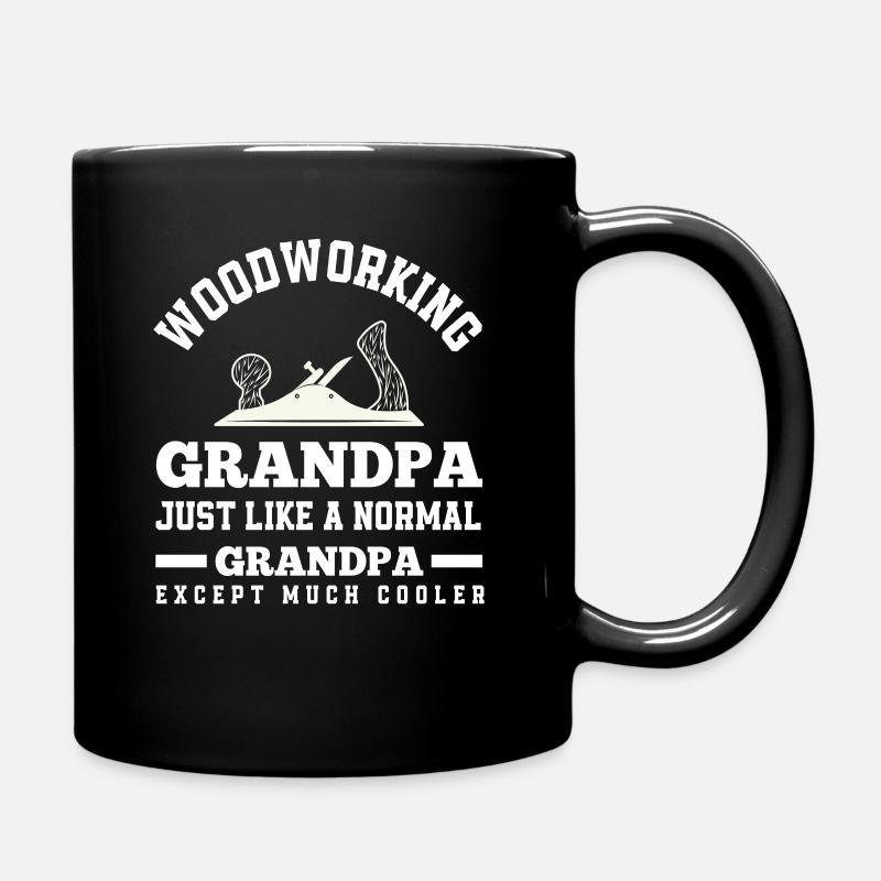 Grand-père menuisier - Mug uni - noir