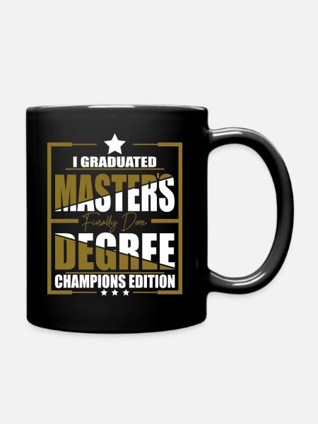 Maîtrise - Mug uni - noir