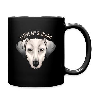 Dog Lover - J’aime mon Sloughi - Mug uni - noir - Droite