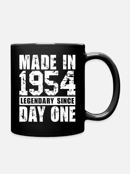 Hergestellt 1954, legendär seit dem ersten Tag - Tasse einfarbig - Schwarz