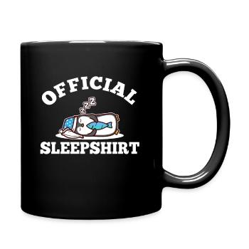Official sleepshirt penguin - Tasse einfarbig - Schwarz - Rechts