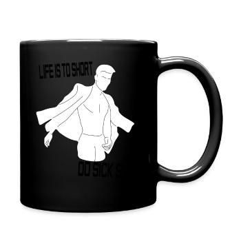SICK SHIT - Tasse einfarbig - Schwarz - Rechts