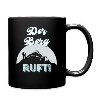 Lustiger Spruch für Wanderer Hiker Bergsteiger - Tasse einfarbig - Schwarz - Rechts