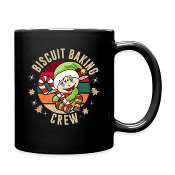 Équipe de cuisson de biscuits Biscuits de Noël Elfe - Mug uni - noir - Droite
