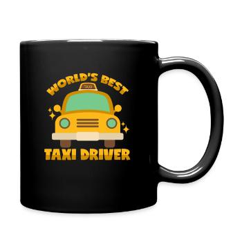 Meilleur chauffeur de taxi au monde - Mug uni - noir - Droite