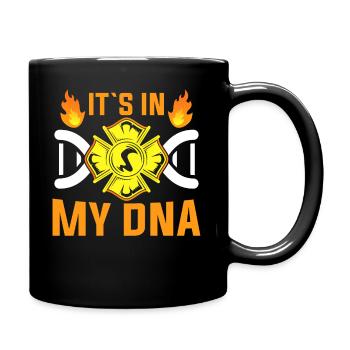 C’est dans mon ADN - Firefighting Team - Mug uni - noir - Droite