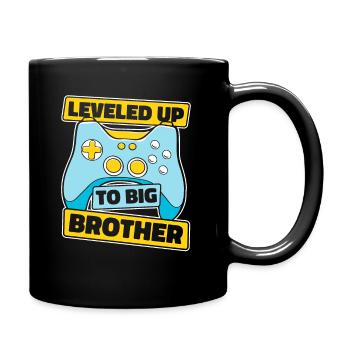 Frère Grand frère Famille - Mug uni - noir - Droite
