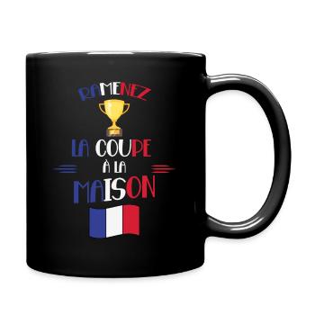 Ramenez La Coupe Cadeau Supporters Français - Mug uni - noir - Droite