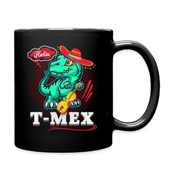 Dinosaure mexicain, Dia-de-los-Muertos, jeu de mots - Mug uni - noir - Droite