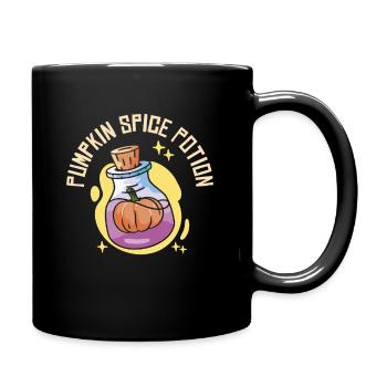 Pumpkin Spice Potion Coffee Enthusiast Halloween - Full Colour Mug - black - Right
