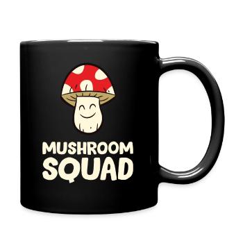 Mushroom - Mushroom Squad - Full Colour Mug - black - Right