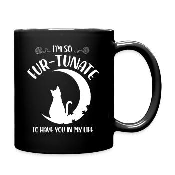 Im so furtunate to have you in my life Design - Tasse einfarbig - Schwarz - Rechts