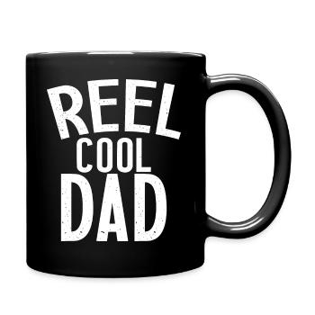 Reel cool dad funny gift father's day christmas - Mug uni - noir - Droite