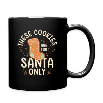 Christmas Cookies Holiday Baking Foodie Dessert - Full Colour Mug - black - Right