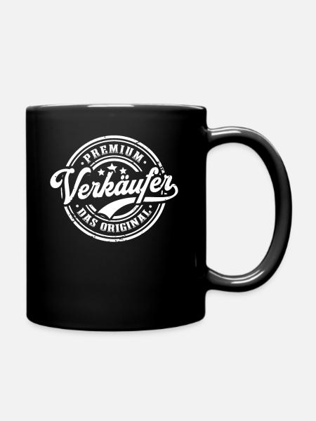 Verkäufer Original - Tasse einfarbig - Schwarz