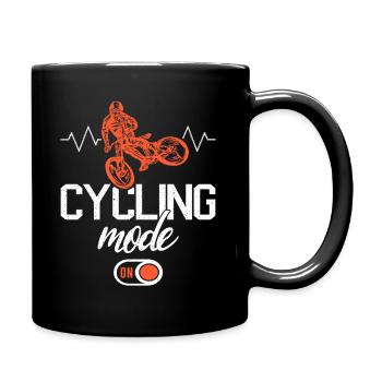 Mountainbike Downhill Fahrrad Mountain Bike - Full Colour Mug - black - Right