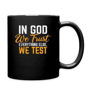 Christian Tester QA Engineer Developer Testing Spe - Tasse einfarbig - Schwarz - Rechts