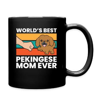 La meilleure maman pékinoise au monde Maman chien pékinois - Mug uni - noir - Droite