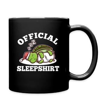 Chemise de nuit officielle Turtle - Mug uni - noir - Droite
