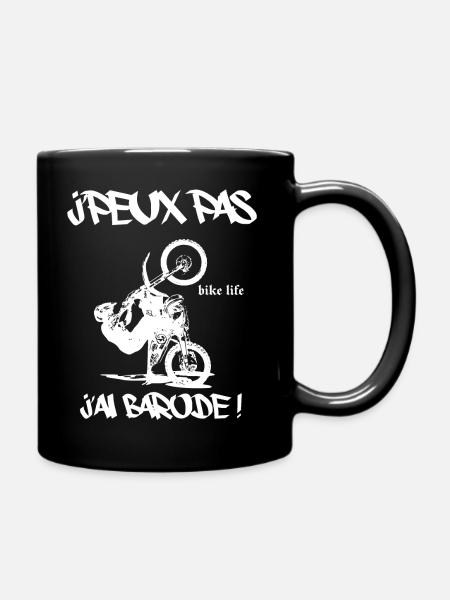 j'peux pas j'ai barode - Mug uni - noir