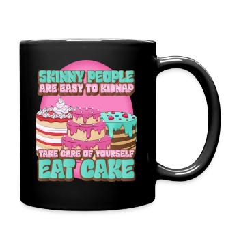 Citation Sweet Tooth Cake Bakery - Mug uni - noir - Droite