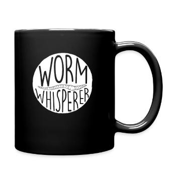 Worm Whisperer, Vermiculture de l’éleveur de vers - Mug uni - noir - Droite