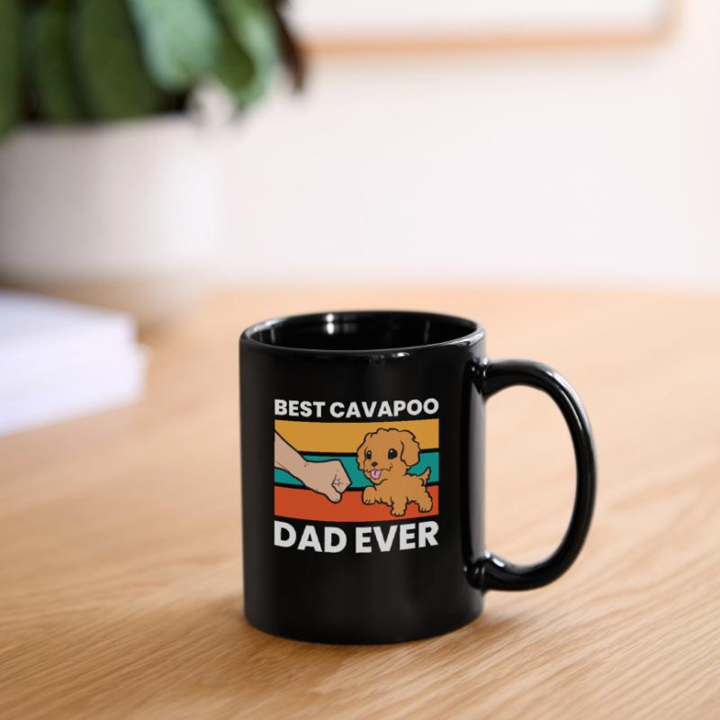 Cavapoo Dog Papa Cavoodle Meilleur Cavapoo Papa Mug uni