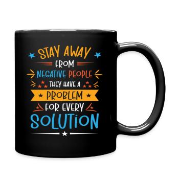 Solution Critical Thinkers Positive Motivation - Full Colour Mug - black - Right