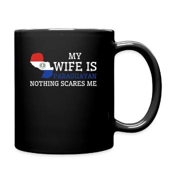 Rien ne me fait peur Femme paraguayenne Paraguay - Mug uni - noir - Droite