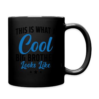 Grand Frère Cadeau Humour - Mug uni - noir - Droite