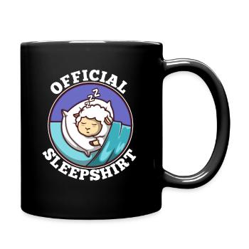 Official sleepshirt Sheep - Full Colour Mug - black - Right