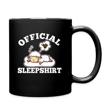 Chemise de nuit officielle Mouton - Mug uni - noir - Droite