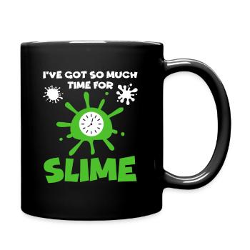 Slime Time Dripping Slime Drip Gear Slime Maker - Tasse einfarbig - Schwarz - Rechts